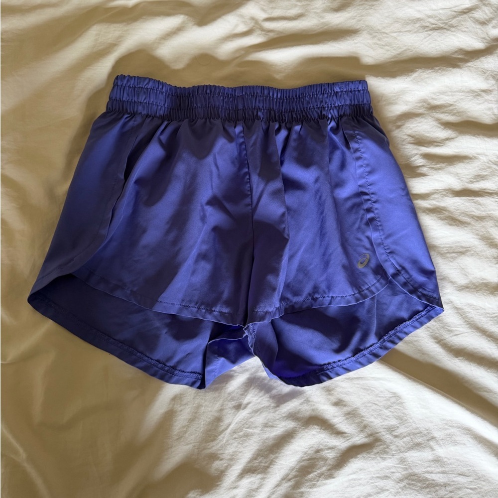 Purple Asics Running Shorts